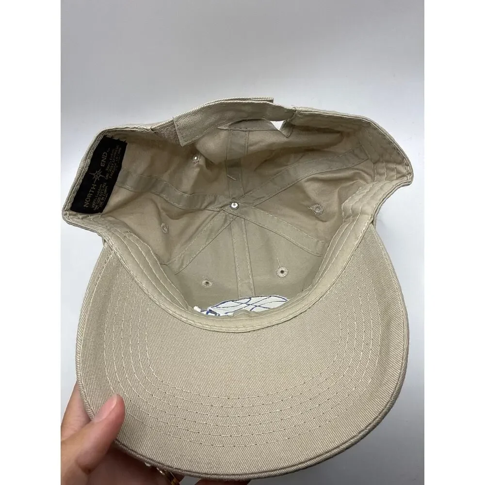 South Knox Basketball North End Adjustable Hat Cap Khaki Embroidered NWT